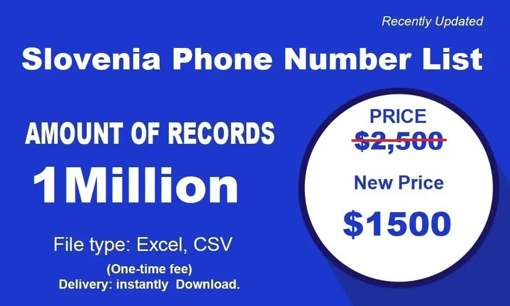 Slovenia phone number list