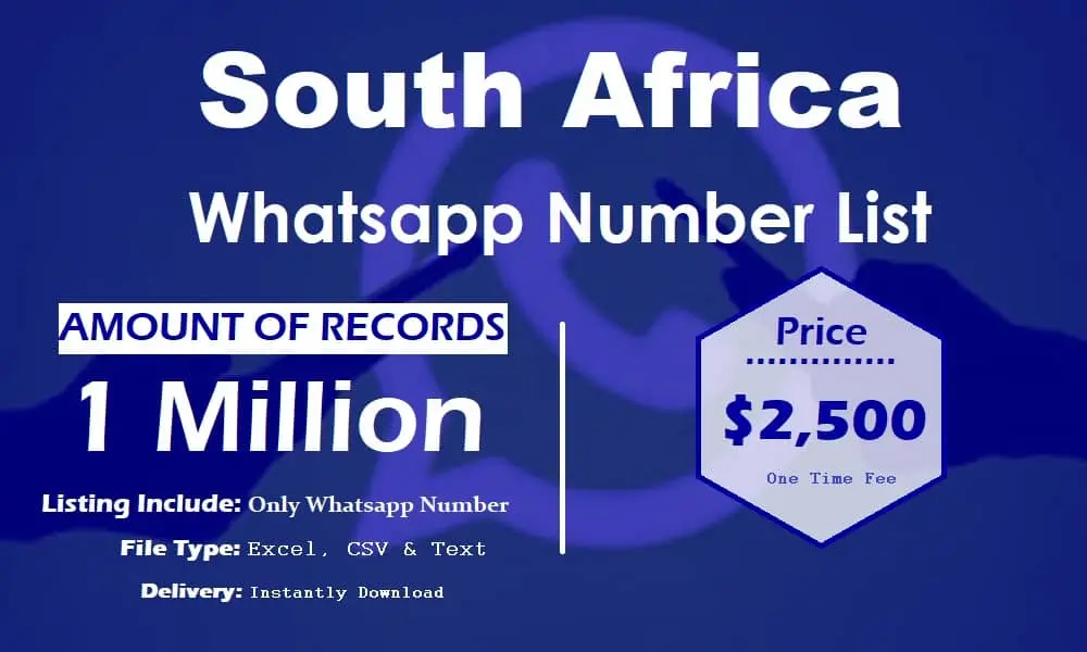 South Africa whatsapp number list