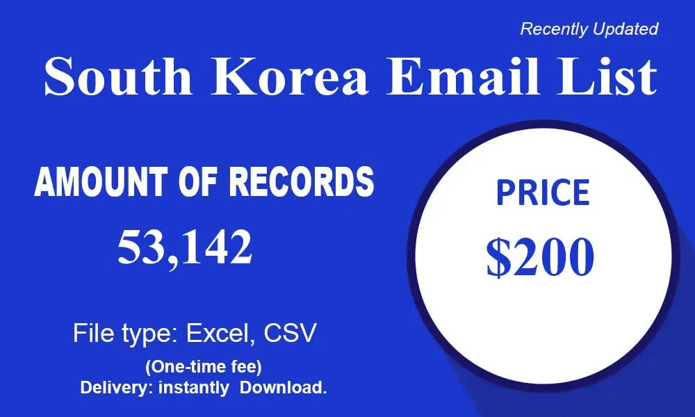 South Korea Email List