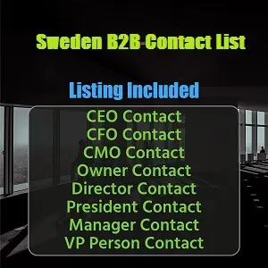 Sweden Business Email List