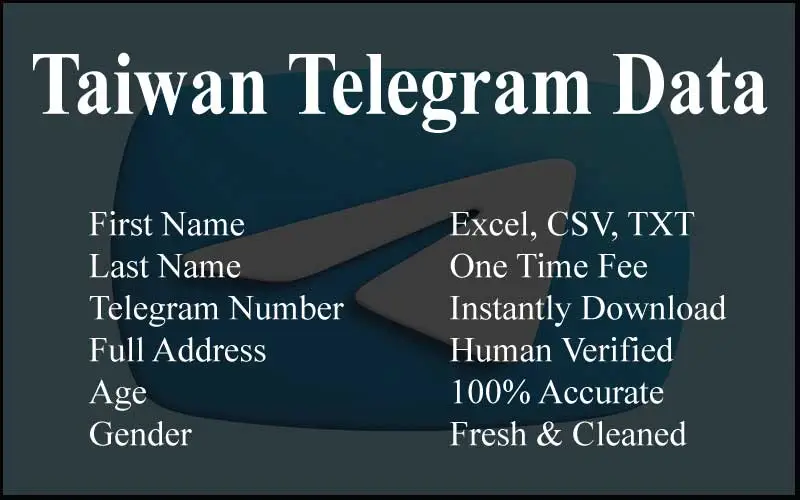 Taiwan telegram data