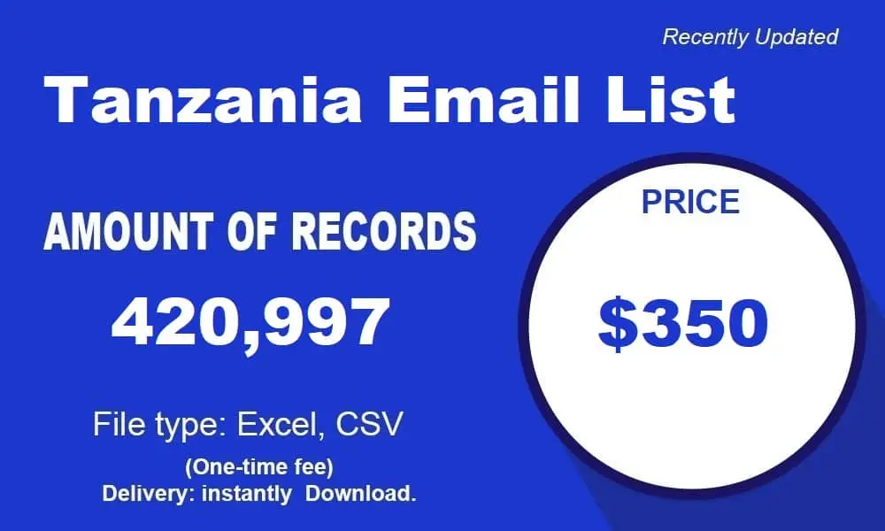 Tanzania email list