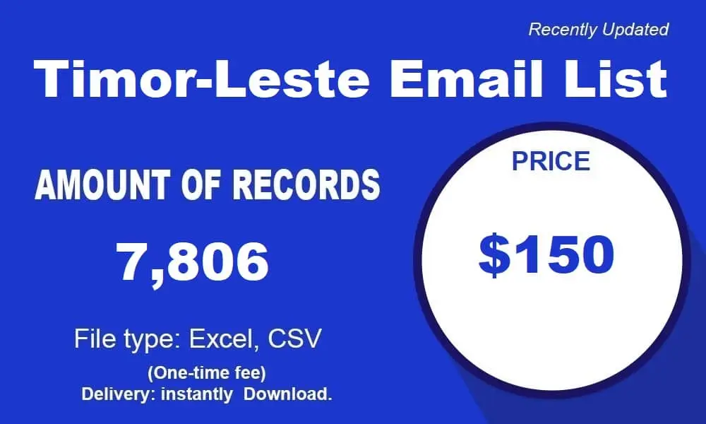 Timor Leste email list