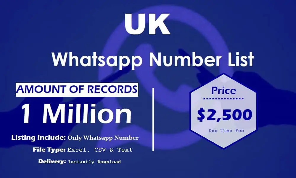 UK whatsapp number list