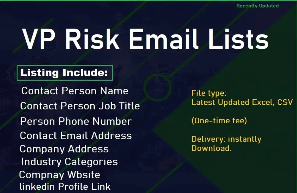 VP Risk Email List